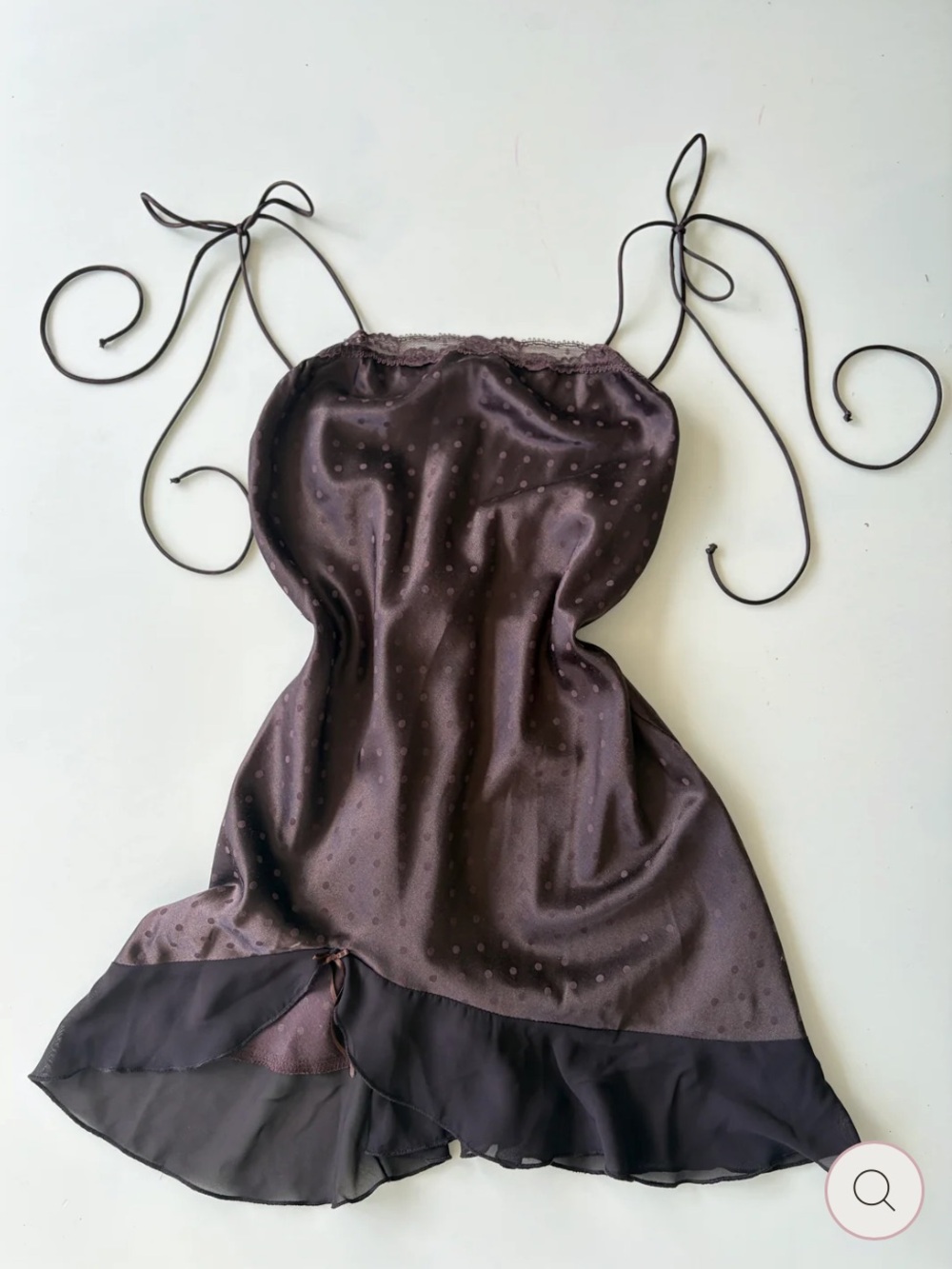 Em & May Cielle Slip Dress in Cigar
